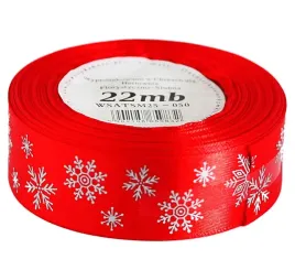 wstazka-w-sniezynki-metalizowane-25mm-22m-czerwona-wsatsm25-050