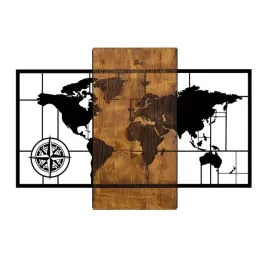 obraz-mapa-swiata-z-kompasem-dekoracja-scienna-orzech-metal-58-x-85-cm