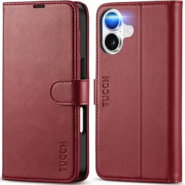 tucch-etui-skorzane-z-klapka-do-iphone-17-portfel-rfid-karty-stojak-bordowy