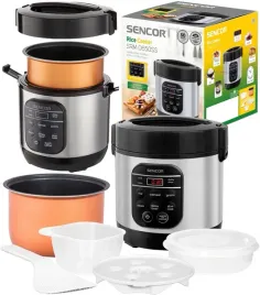 wielofunkcyjny-ryzowar-do-ryzu-warzyw-sencor-600ml-350w-akcesoria