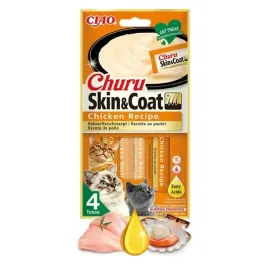 inaba-cat-churu-skinandcoat-przysmaki-dla-kota-kurczak-4x14g