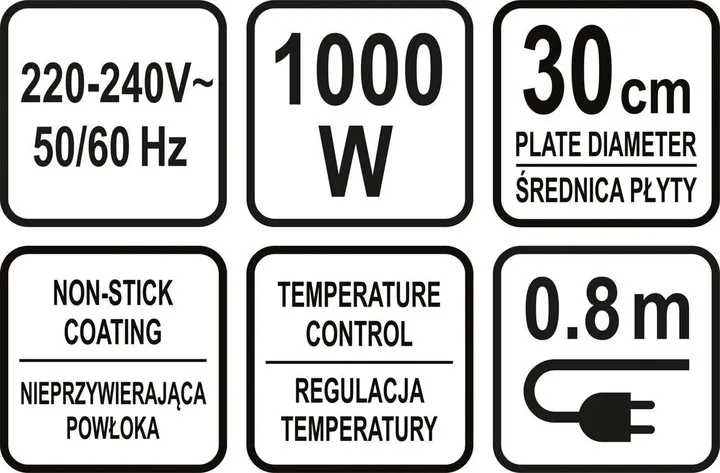 lund-67470-nalesnikarka-1000w-30cm-stan-opakowania-oryginalne