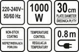 lund-67470-nalesnikarka-1000w-30cm-stan-opakowania-oryginalne