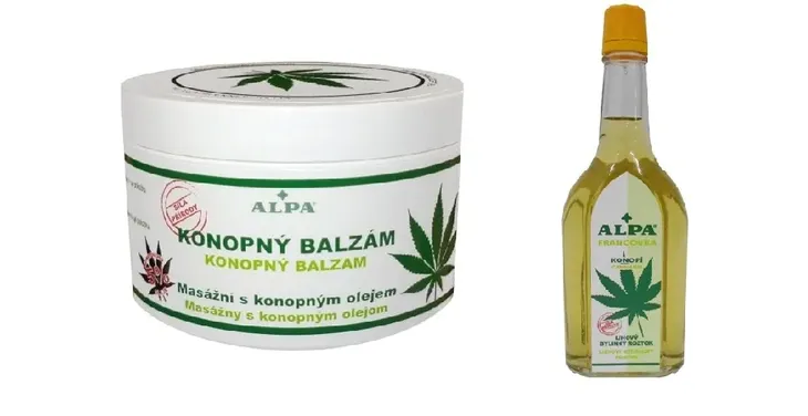 ALPA ZESTAW Maść konopna balsam 250ml  + Francovka 160ml