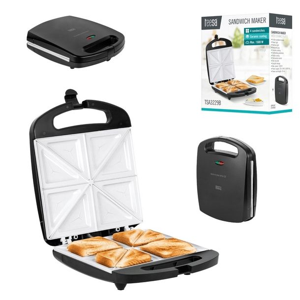 Toster opiekacz do kanapek Teesa 1500W sandwich