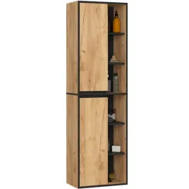 szafka-lazienkowa-wiszaca-50-cm-2-drzwi-10-polek-wysoka-dab-craft-czarny