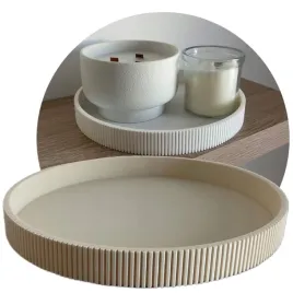 taca-ozdobna-okragla-prazkowana-3d-eko-dekoracja-do-domu-z-druku-3d-23-cm