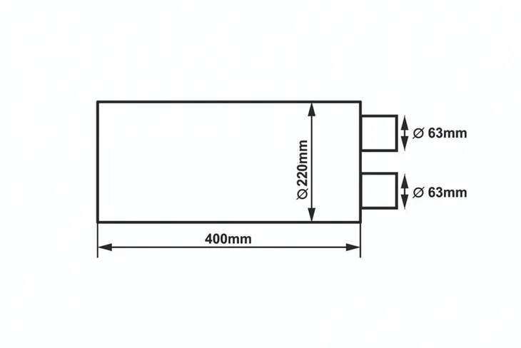 tlumik-srodkowy-63mm-rm-stan-nowy