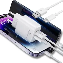 ladowarka-sieciowa-do-telefonu-24a-18w-2x-usb-kabel-usb-c-gratis