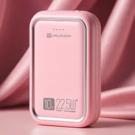 power-bank-10000-uruchom-22-5w-fast-charger-pudrowy-roz-luksusowy-design