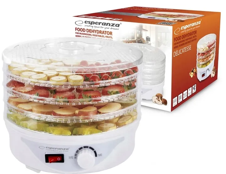 suszarka-spozywcza-esperanza-delicatesse-250-w-stan-opakowania-oryginalne