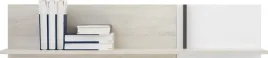 polka-wiszaca-mlodziezowa-120-cm-biala-dab-wilton-do-pokoju-remo-rm13