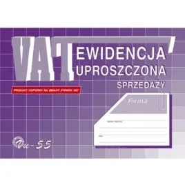 ewidencja-vat-uproszczona-format-a5-32-strony-praktyczny-przejrzysty
