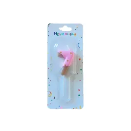 swieczka-rozowa-7-numer-cyfra-elegancka-urodziny-dziecka-swieczki-roz-donut