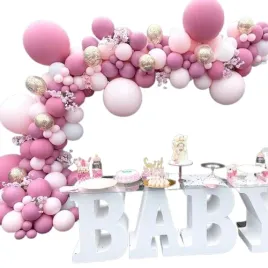 balony-girlanda-dekoracyjna-roz-wesele-komunia-baby-shower