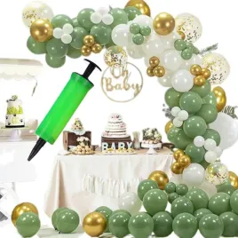 balony-girlanda-balonowa-zielen-zloto-119-szt-xxl