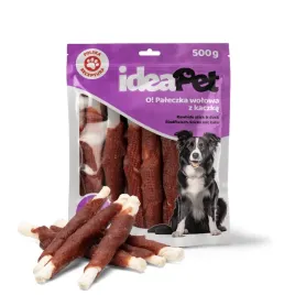 ideapet-paleczka-wolowa-z-kaczka-500g-przysmak-dla-psa