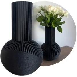 designerski-wazon-3d-ryflowany-czarny-nietlukacy-eko-w-stylu-japandi