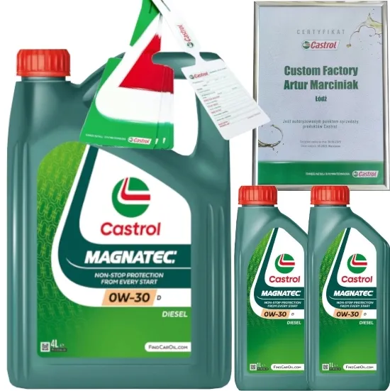CASTROL MAGNATEC 0W30 D 6L FORD WSSM2C950-A + ZAWIESZKA