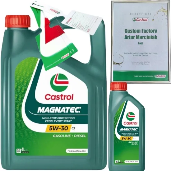 CASTROL MAGNATEC 5W30 C3 5L RN0700 RN0710 MB 226.5 229.31 + ZAWIESZKA