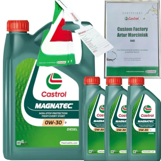 CASTROL MAGNATEC 0W30 D 6L FORD WSSM2C950-A + ZAWIESZKA
