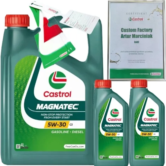 CASTROL MAGNATEC 5W30 C3 6L RN0700 RN0710 MB 226.5 229.31 + ZAWIESZKA