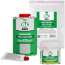 boll-zywica-poliestrowa-1kg-mata-szklana-300g-m2-szpachlowka