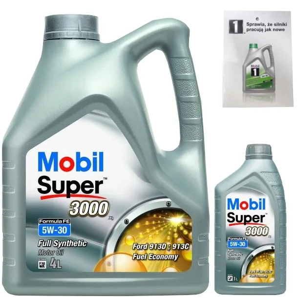 MOBIL SUPER 3000 X1 FORMULA FE 5W30 5L FORD WSS-M2C913-D + ZAWIESZKA