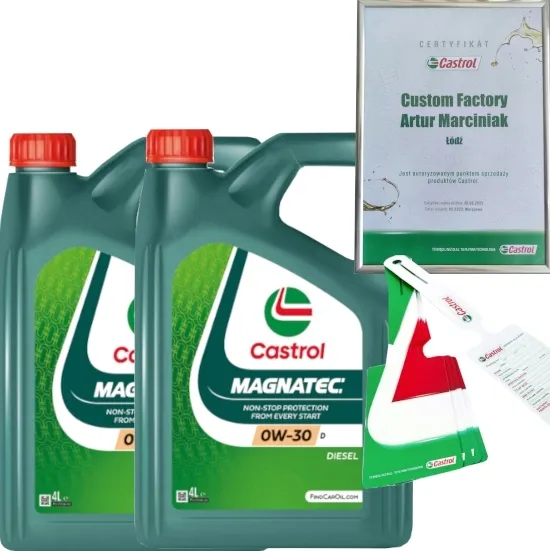 CASTROL MAGNATEC 0W30 D 7L FORD WSSM2C950-A + ZAWIESZKA