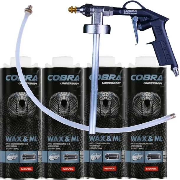 NOVOL COBRA WAX & ML 2 w 1 WOSK DO KONSERWACJI 4L + COBRA SUPERIOR