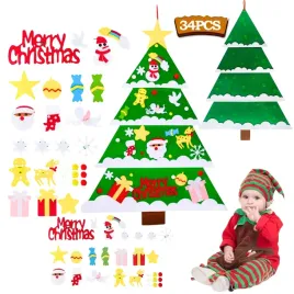 choinka-filcowa-na-rzepy-z-ozdobami-zabawka-na-sciane-dla-dzieci-na-prezent