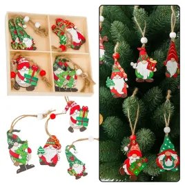 drewniane-zawieszki-na-choinke-skrzaty-ozdoby-choinkowe-swiateczne-x12-szt