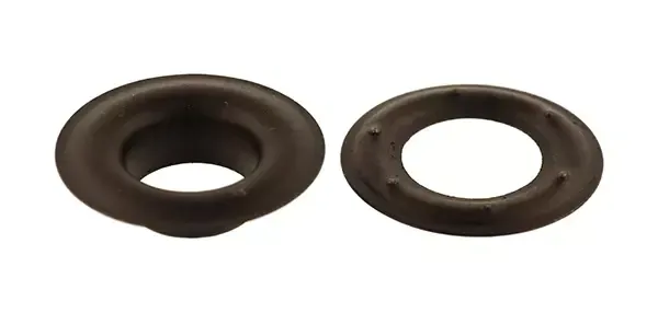Oczka kaletnicze fi 12mm szeroki kołnierz 10szt