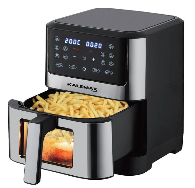 FRYTKOWNICA BEZTŁUSZCZOWA AIR FRYER FRYTOWNICA 1800W 12 PROGRAMÓW 8L XL