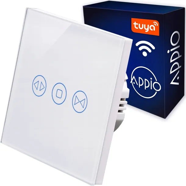 Dotykowy Włącznik Wyłącznik Sterownik Do Rolet Szklany LED WiFi Tuya SMART