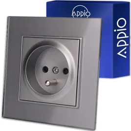 kontakt-gniazdo-elektryczne-z-bolcem-szklane-gniazdko-pojedyncze-szare-fi60