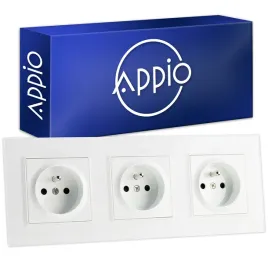 kontakt-biale-gniazdko-elektryczne-3-z-bolcem-potrojna-fi60-ramka-szklana
