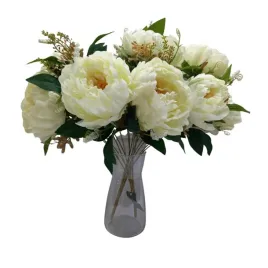 kwiaty-dekoracyjne-bukiet-peonia-krem-48cm