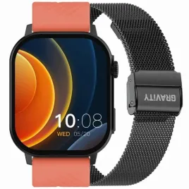 smartwatch-gravity-gt15-3-czerwony-pasek-silikonowy-czarna-bransoleta