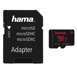 hama-00213115-pamiec-flash-64-gb-microsdxc-uhs-i-klasa-3