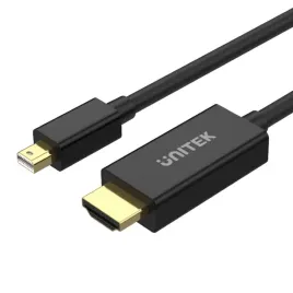 unitek-v1152a-adapter-kablowy-2-m-mini-displayport-hdmi-czarny
