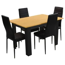 zestaw-stol-120x80-blat-dab-sonoma-nogi-czarne-4-czarne-krzesla-nicea