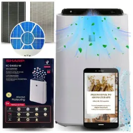 sharp-oczyszczacz-nawilzacz-powietrza-kc-d40euw-hepa-jonizacja-5-trybow