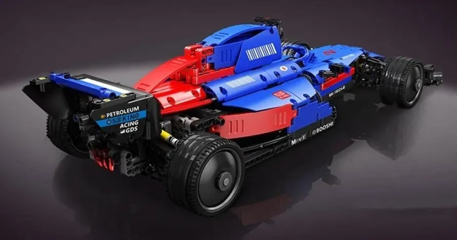 klocki-bolid-f1-niebieski-1065el-stan-nowy