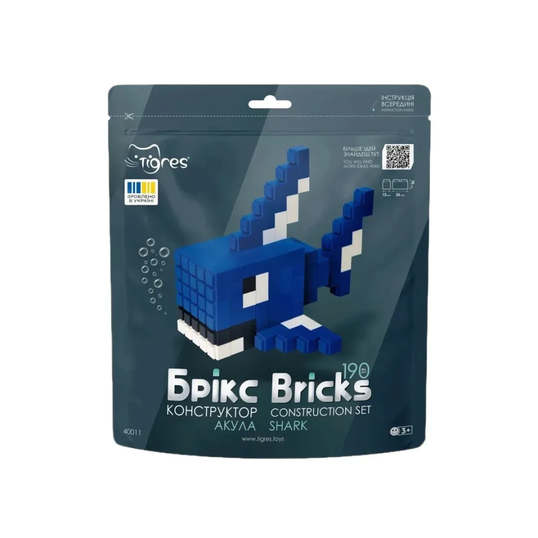 klocki-konstrukcyjne-bricks-rekin-190-el-stan-nowy