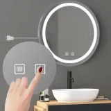 lustro-led-mmj-brush-nickle-50cm-stan-nowy