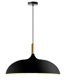 lampa-sufitowa-czarna-do-kuchni-pojedyncza-jednopunktowa-duzy-klosz-e27