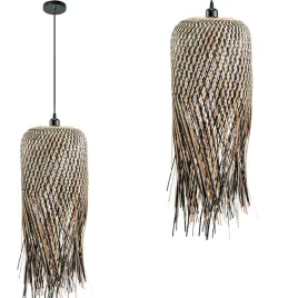 lampa-sufitowa-wiszaca-boho-pleciona-naturalna-czarna-trawa-bambusowa