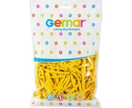 balony-pastelowe-d4-rurki-do-modelowania-wloskie-ciemno-zolte-100-szt-gemar