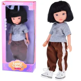 lovely-girl-lalka-z-krotkimi-czarnymi-wlosami-w-sportowym-stroju-33cm-za584